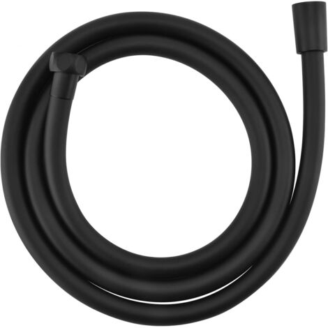 Flexible de douche PVC renforcé anti-éclatement 1,5 m noir salle de bain