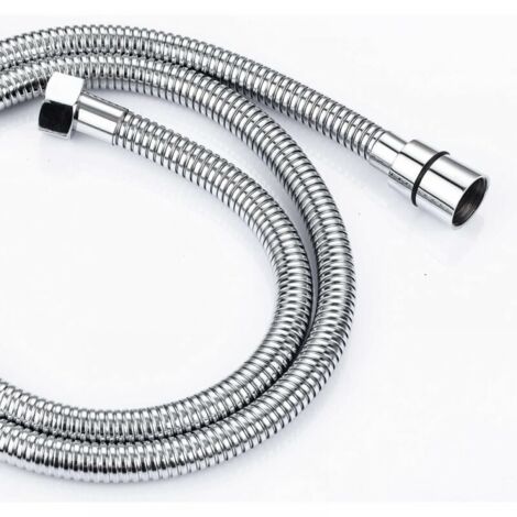 Flexible de Douche Universel Tuyau de douche de 1.5 m en acier inoxydable Anti-Torsion standard G1/2 tuyau de douche de remplacement