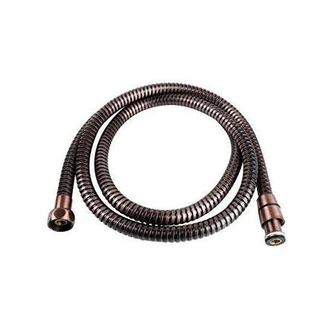 Flexible de douche vieux cuivre en laiton double agrafage de 1.5 m