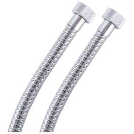 Flexible de ducha cromado F/F 1/2" 200 Doble tuerca