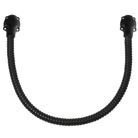 SERRURERIE-BOUTIQUE Flexible de passage de câbles noire 50cm diametre 13/10mm - SEWOSY - DLN10