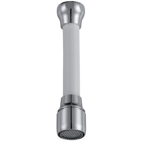 Flexible de robinet plastique blanc avec économiseur 8,3/min - Neoperl