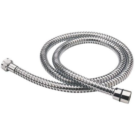 FLEXIBLE DOUBLE AGRAFAGE METAL CHROME A ECROU BLOQUANT