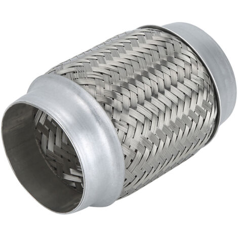 Flexible Double Braid Steel Exhaust Hose (76mm x 152mm) - Automotive Replacement Part