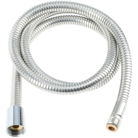 Flexible douchette extractible 120 cm en acier inoxydable – Double agrafage écrou conique et moleté – R09P015