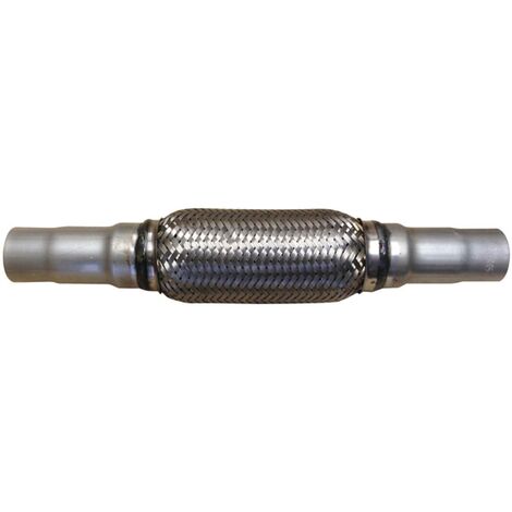 Tbest collier de tuyau d'échappement 3in 76mm connecteur de tuyau d' échappement Double pince menuisier manchon en acier inoxydable pièces de  réparation de Tube universel 