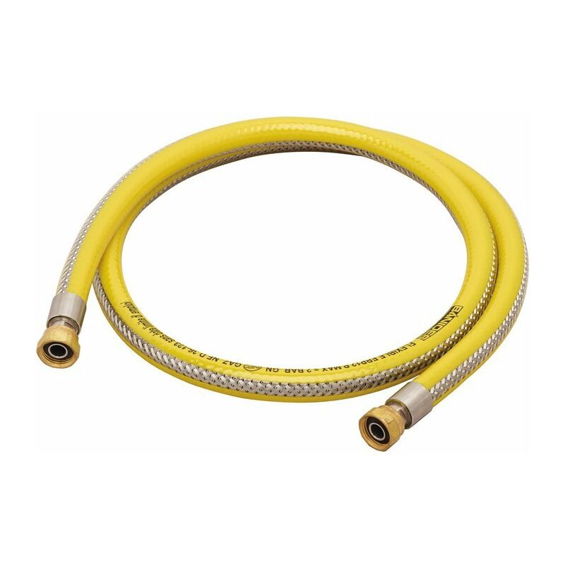 Sélection Cazabox - Flexible gaz - Spécial erp - Filetage 15 x 21 mm - 1/2' - l. 1 m