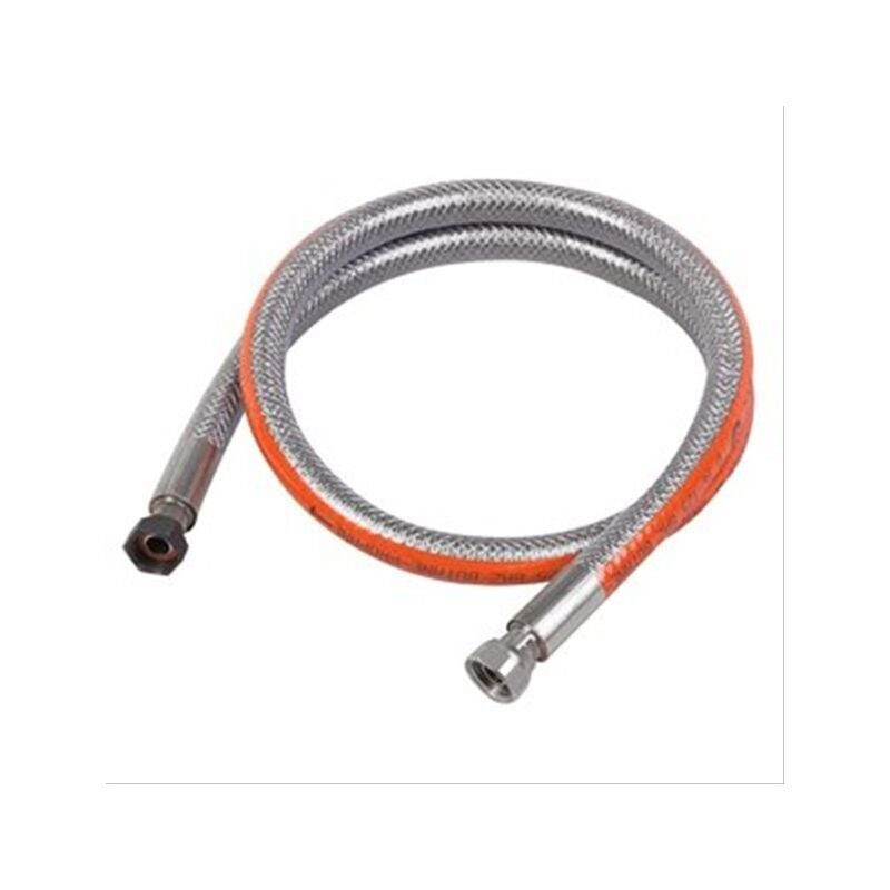 Flexible gaz inox, durée illimitée L=0,75m Butane - propane -nf-