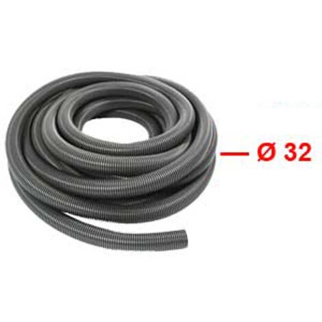 flexible gris noir anti statique au mètre - diamètre intérieur au choix - Ø32 mm