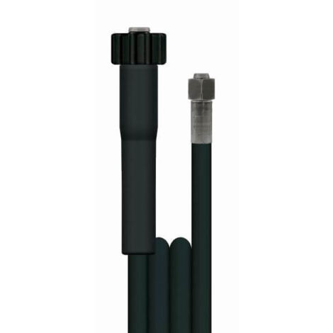 Flexible haute pression 15m pour nettoyeur Kranzle – Gaine caoutchouc résistante haute température – Fixation M22F et M14F – Hp Concept