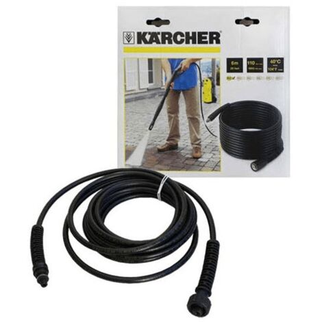 Flexible haute pression 6 m pour nettoyeur haute pression – Accessoire compatible Karcher – 63915990