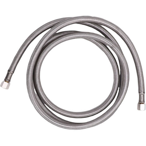 Flexible Hose for Ice Maker Stainless Steel 1/4 Inch woven for DIY Replacement