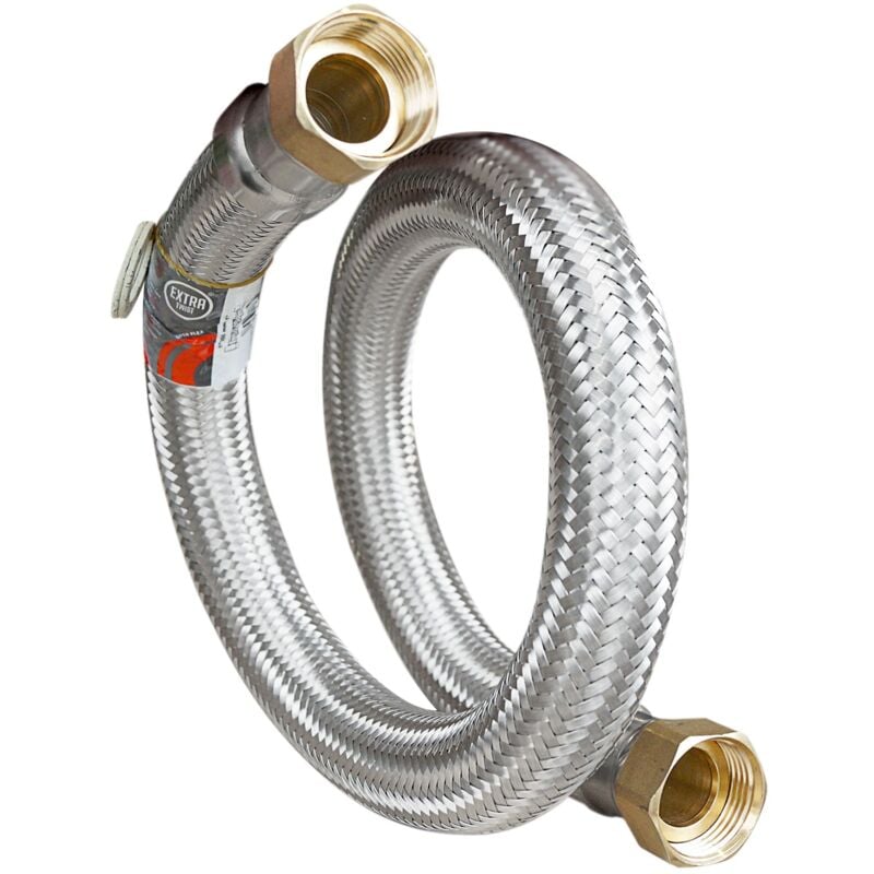 Flexible Inox ø40mm Intérieur F-f 1 pouces 1/2 (40/49) Longueur 80cm