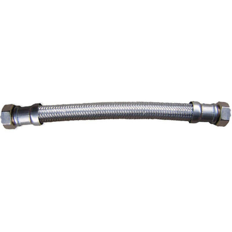 Flexible inox chauffage et eau sanitaire droit ff 3/4' l 1000 mm