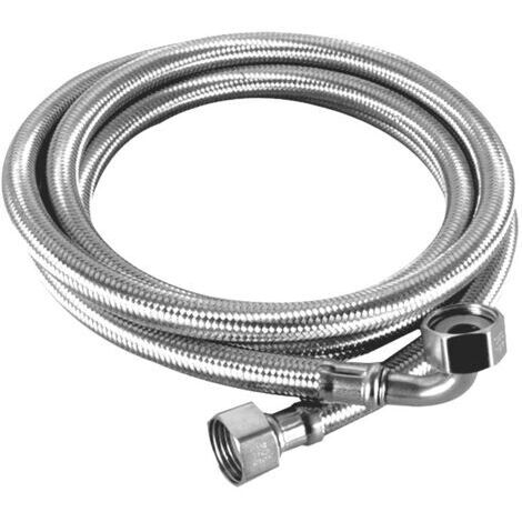Flexible inox femelle - femelle 20x27 coudé longueur 150 cm