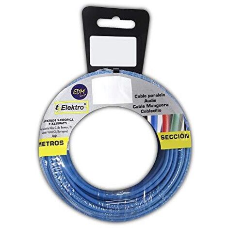 Flexible Kabeltrommel, 1,5 mm, blau, halogenfrei, 25 m