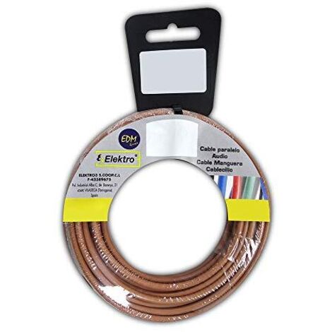Flexible Kabeltrommel, 2,5 mm, braun, halogenfrei, 50 m