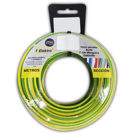 Flexible Kabeltrommel 4 mm BiColor Halogenfrei 10 m