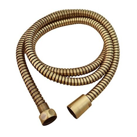 Flexible Laiton Ecrou Six Pan Retro Ff1/2" 150Cm Vieux Bronze Robinetterie HYDROTHERAPIE - CRISTINA ONDYNA PD05292