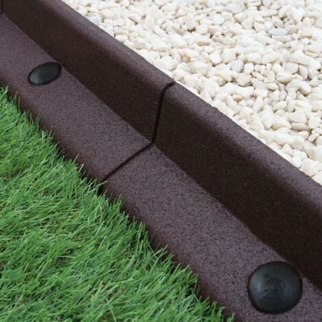 Flexible Lawn Edging Brown 1.2m x 4