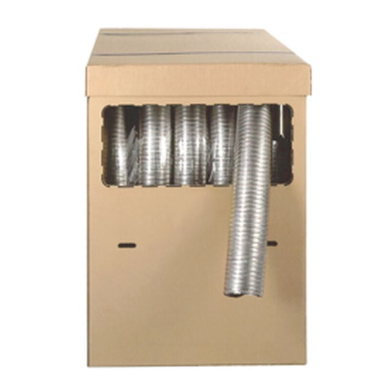 Flexible lisse inox 316 carton dévidoir 25m Ø180mm Joncoux 652518