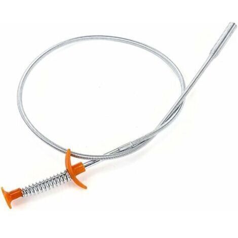 Flexible longue portée à griffes Pick Up étroit Bend Curve Pince à ressort Grip Outil de nettoyage des égouts pour cuisine/lavabo,