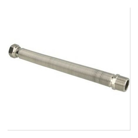 Flexible ondulé inox, extensible de 260 à 520mm, Diam20mm MF3/4