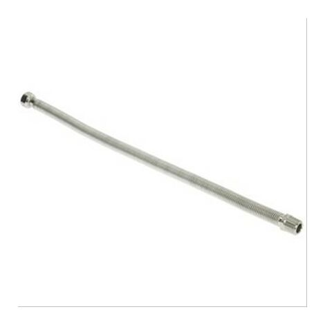 Flexible ondulé inox, extensible de 500 à 1000mm, Diam15mm MF1/2