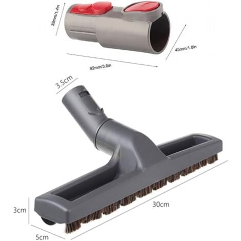 TOOLIVE Flexible parquet brush, compatible with Dyson DC37 DC33C V7 V8 V10 V11 vacuum cleaner –