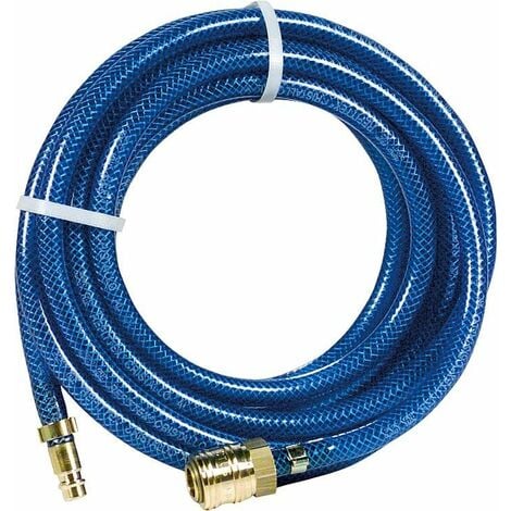 Flexible pneumatique avec raccords (Accouplement et douille a enficher) L 5 m/6x10mm/20 bar