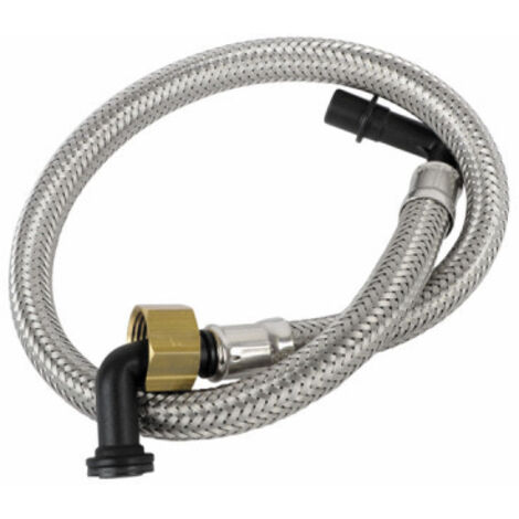 Saunier Duval – Flexible chauffage central – Filetage plomberie 1/2'' – Longueur 100mm – Raccord droit 2 – Pression 10 bar – S1045500
