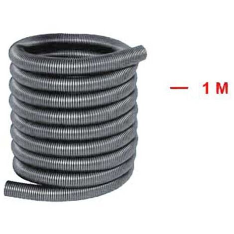 Flexible pour aspirateur centralisé nu - gris - longueur au choix (1m, 10m et 20m) - 1m