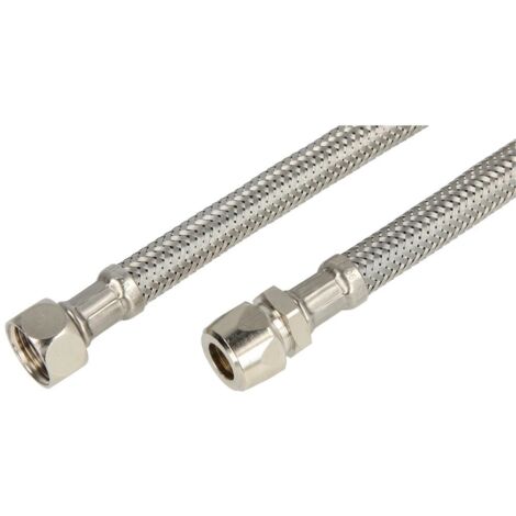 Flexible pour eau potable 10 mm x 3/8'' écrou chapeau