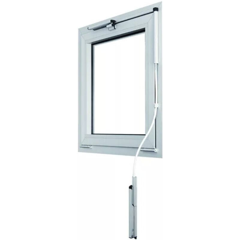 Geze - Flexible d'embrasure pour ferme-imposte à tringle rigide 022FLEX compatible avec OL90 - 700 mm - blanc