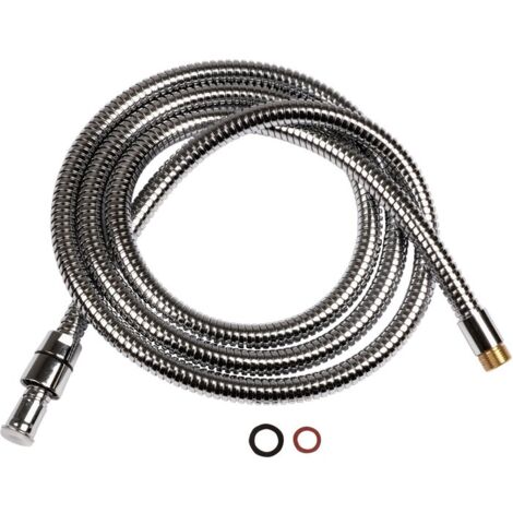Flexible pour robinet 2m – Filetage entrée 1/2" (15 x 21) – Filetage sortie 3/8" (12 x 17) – Embout femelle à mâle – Disflex