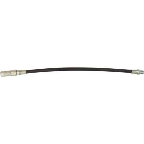 Flexible rilsan 8mm M10 300mm avec agrafe pour pompe à graisse - carte DRAKKAR TOOLS - 10192