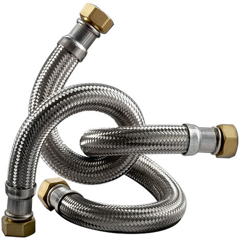 Flexible chauffage Inox Øintér.32,5mm - Femelle/Femelle 1"1/4 - 700mm - EXTRA TWIST