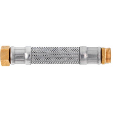 Flexible sanitaire inox 3/4 mâle – 3/4 femelle – Longueur 1000mm – Pression 10 Bar – Température 110°C – Raccords laiton nickelé – IFT - 4-Femelle
