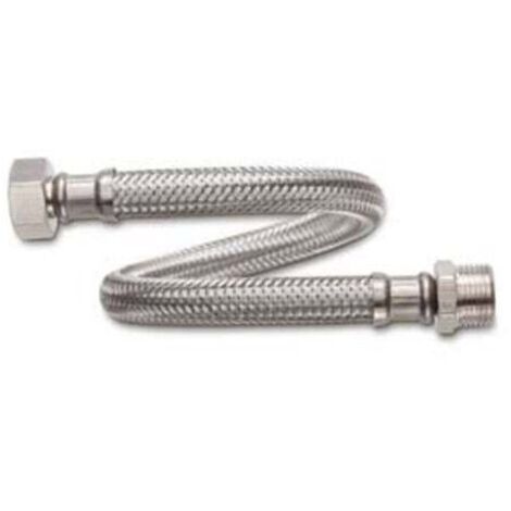 Flexible sanitaire Inox Øintér.8mm - Femelle 1/2" / Mâle 1/2" - 150mm - TAQ
