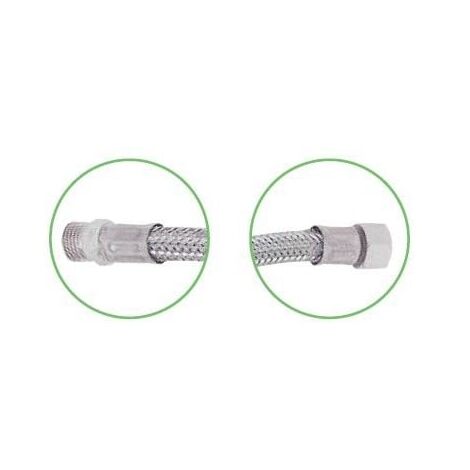 Flexible sanitaire Mâle 3/8" Femelle 3/8" - 50cm