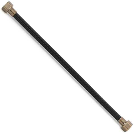 Flexible sanitaire NOIR POLYMÈRE Øintér.8mm - Femelle 3/8" - Femelle 3/8" BRONZE VIEILLI - 300mm - TAQ PREMIUM - Tucai