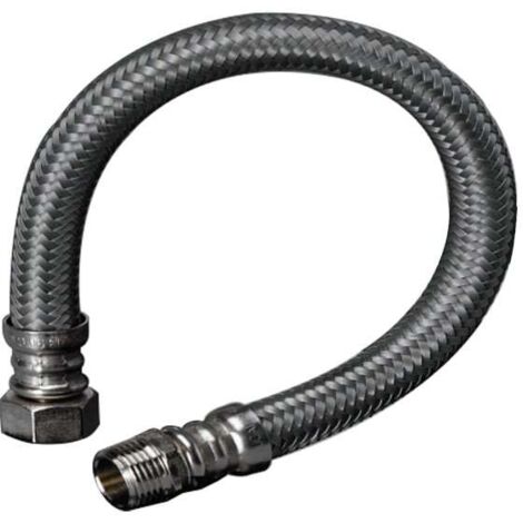 Flexible sanitaire POLYMÈRE Øintér.13mm - Femelle 1/2" / Mâle 1/2" - 300mm - TAQ SUPER