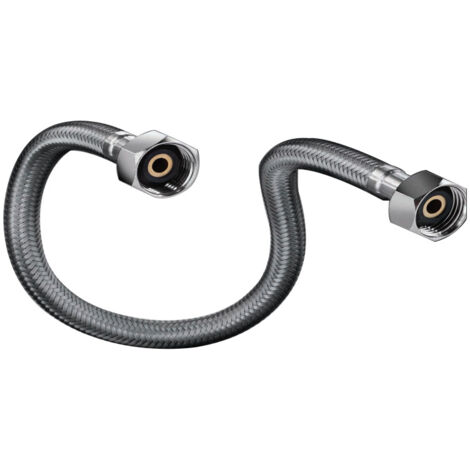 Flexible sanitaire POLYMÈRE Øintér.8mm - Femelle 1/2" / Mâle 1/2" - 800mm - TAQ
