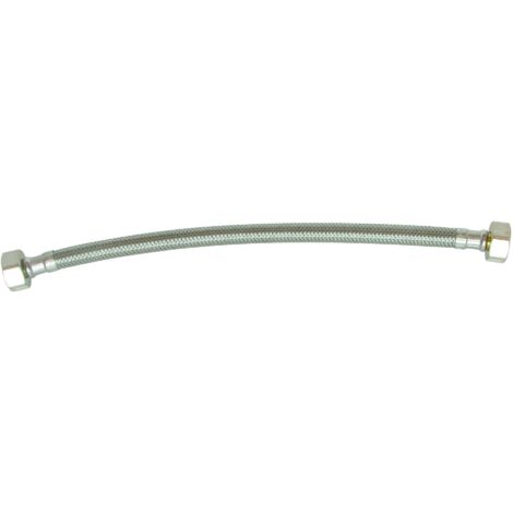 Flexible sanitaire - Raccord 2 écrous tournants 3/4" - Longueur : 1000mm - DN10