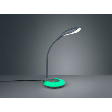 Flexible Schreibtischleuchte KRAIT dimmbar USB Anschluß + RGB Farbwechsler
