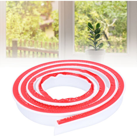 Flexible Silikon-Wasserdichtung, 2 m x 15 mm, Badezimmer-Dichtungsbarriere