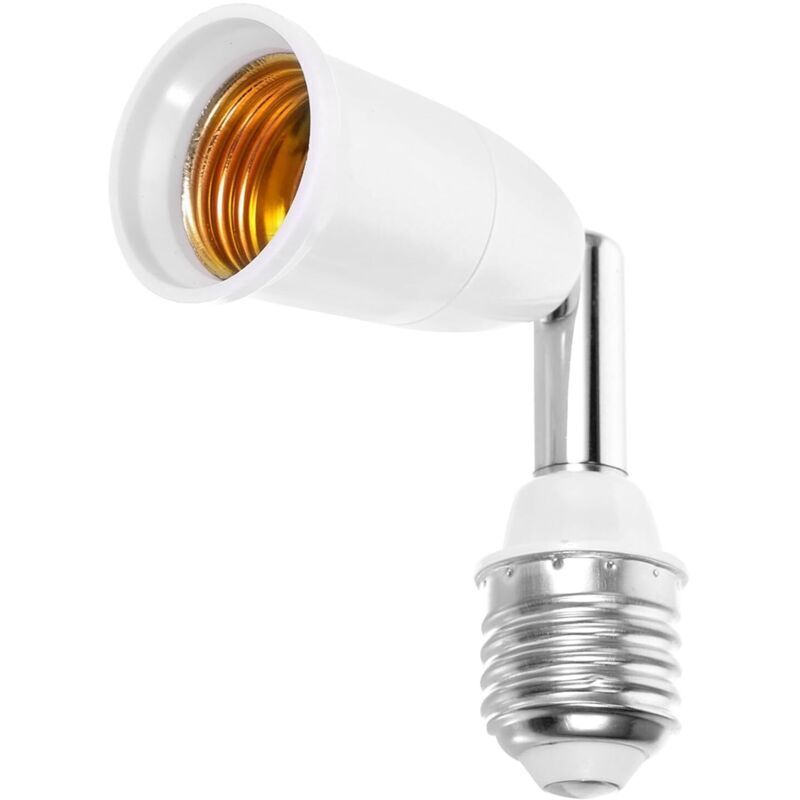 Flexible Socket Adapter with Rotating Bulb Base Extender, Convenient for Lighting and Lamp Replacement