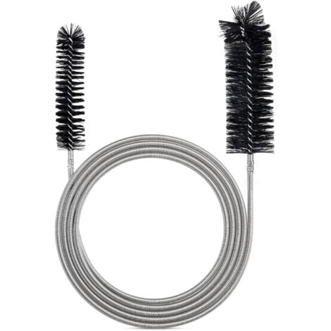 Flexible Supply Pipe Cleaning Brush - Pipe Cleaning Tool - Black (2 m)