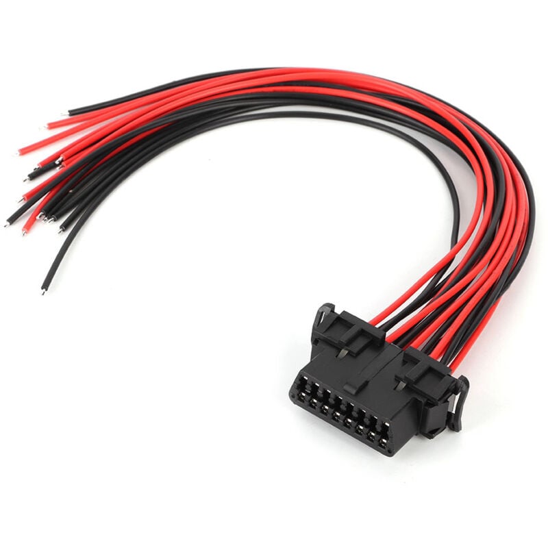 Image of Flexible weibliche offene Kabelöffnung, Anschluss für Kfz-Verlängerung.