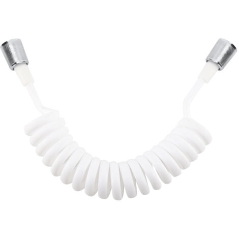 Flexibler ABS-Duschschlauch mit Feder für Bidet-Sprühpistole, Badezimmer- und WC-Zubehör